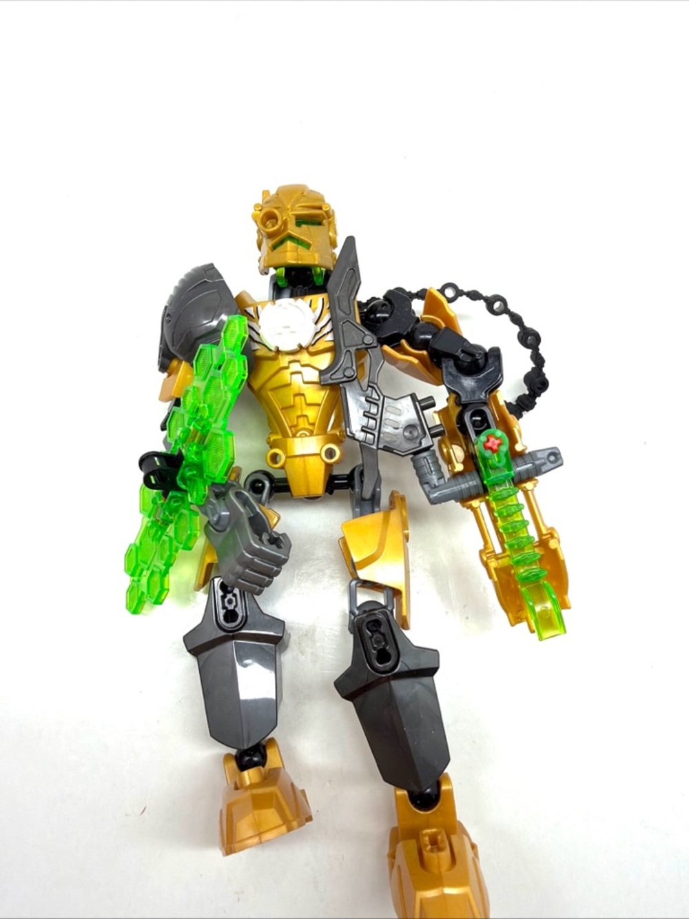 LEGO-biconicle Gold and Green Action Figure